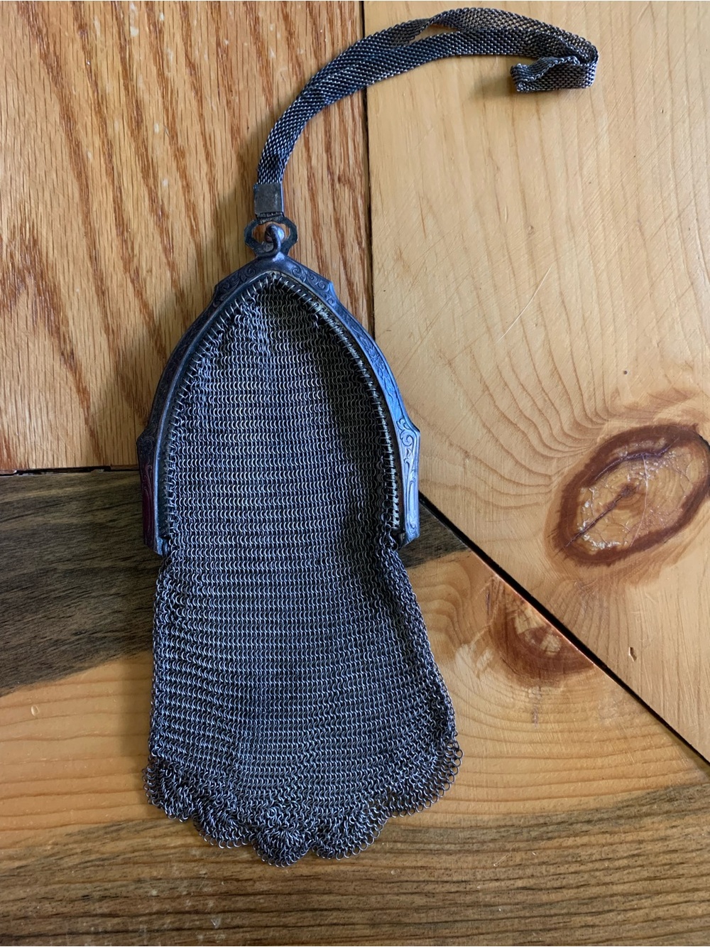 Vintage Whiting & Davis Metal Mesh Coin Purse- from early 1900’s
